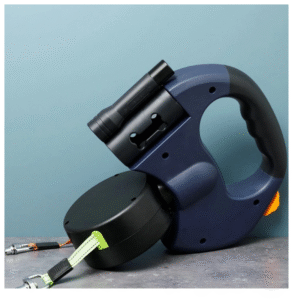 Ultimate Dual Retractable Dog Leash – Heavy Duty Double Pet Walker with Built-in Flashlight, Waste Bag Dispenser & Tangle-Free 360° Rotation